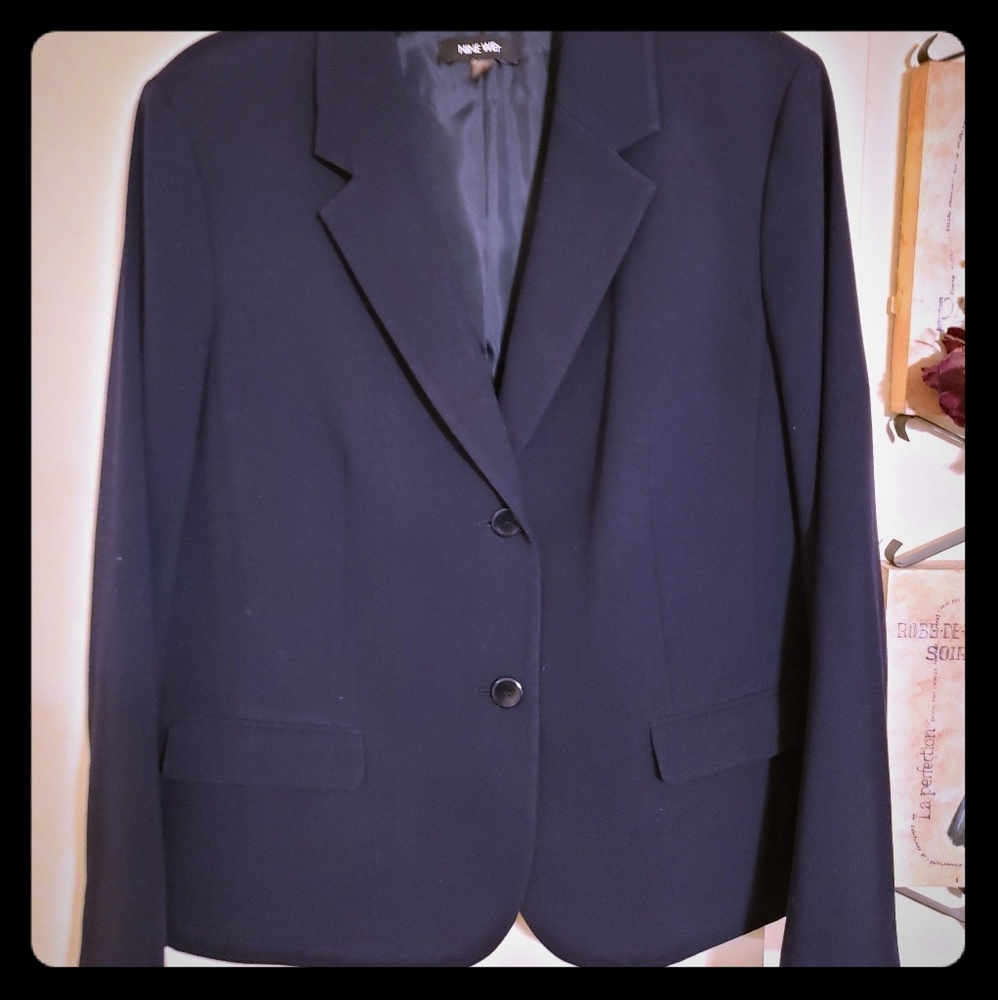 Women's Nine West Navy Blazer